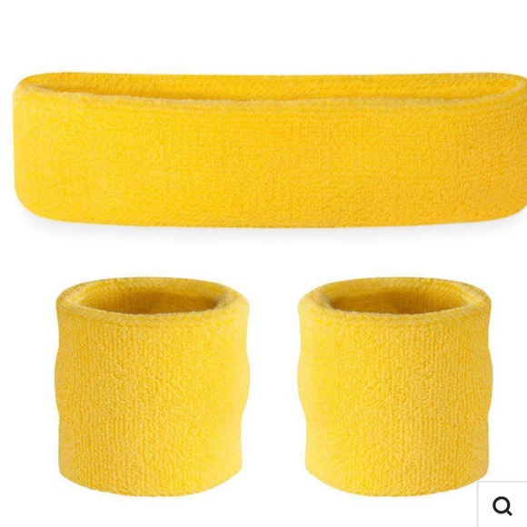 SUDDORA SET OF 2 HEADBAND / WRISTBAND SETS SWEAT / MOISTURE WICKING NEW - Picture 3 of 3